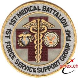 Picture of 1st Medical Bataillon FMF Abzeichen Patch
