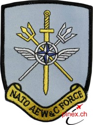 Immagine di NATO Airborne Early Warning & Control Force Abzeichen Patch hellblau