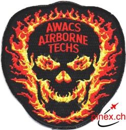 Immagine di NATO Awacs Techs Abzeichen Totenkopf