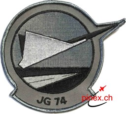 Image de JG 74 Mölders Abzeichen Patch Tarn-Grau