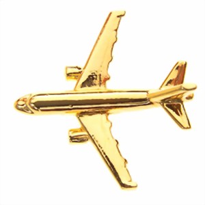Image de Airbus A319 Pin d`avion doré