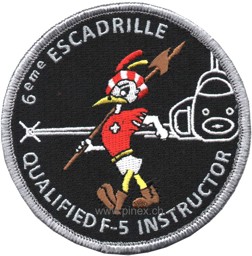 Picture of Squadron 6 Patch Swiss Air Force "Qualified Tiger F-5 Instructor"