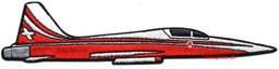 Picture of Patrouille Suisse Tiger F5e side view Patch