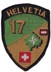 Immagine di KFOR Helvetia Badge mit Klett, mit deutlichen Gebrauchsspuren. 