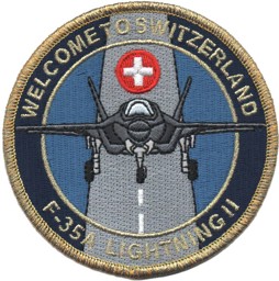 Image de F-35A Lightning 2 Forces aériennes suisse écusson brodé 
