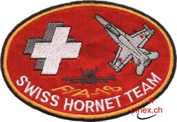 Immagine di F/A-18 Swiss Hornet Team gesticktes Abzeichen