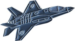 Immagine di F-35 A Lightning II Schweizer Luftwaffe Pin Anstecker Seitenansicht