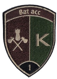 Picture of Bat acc 1 schwarz mit Klett Schweizer Armee