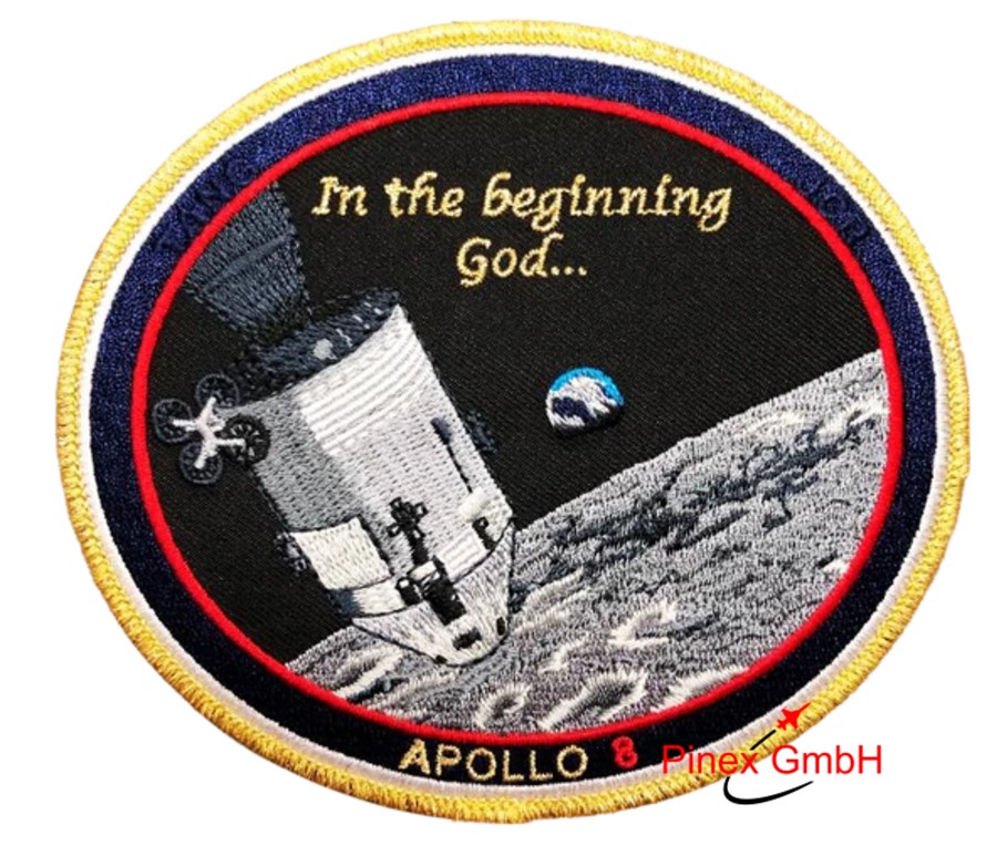 Picture of Apollo 8 Stoffaufnäher Abzeichen Gedenkabzeichen