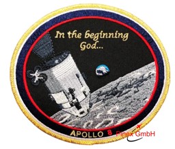 Image de Apollo 8 Stoffaufnäher Abzeichen Gedenkabzeichen