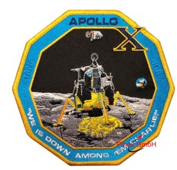 Immagine di Apollo 10 Stoffaufnäher Abzeichen Gedenkabzeichen