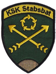 Picture of KSK Stabsbat Badge gold ohne Klett