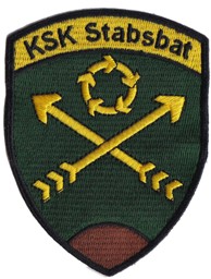 Picture of KSK Stabsbat Badge braun ohne Klett