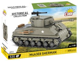 Image de COBI 2711 Sherman M4 A3E8  Panzer US Army WWII Historical Collection Baustein Set