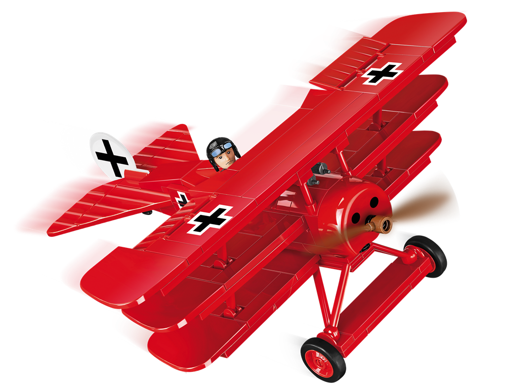 Image de Cobi 2986 Fokker DR.1 "Red Baron" WWI Baustein Set