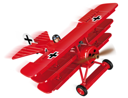 Picture of Cobi 2986 Fokker DR.1 "Red Baron" WWI Baustein Set