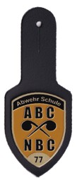 Picture of ABC NBC Abwehr Schule 79 Brusttaschenanhänger Schweizer Armee