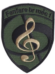 Picture of Fanfare br méc 1 Badge mit Klett