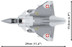 Immagine di COBI Mirage III S Schweizer Luftwaffe Kampfflugzeug Baustein Bausatz Armed Forces 5827