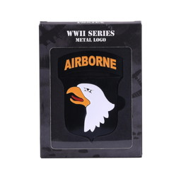 Immagine di 101st Airborne Division US Army WWII Metall Sammlerabzeichen