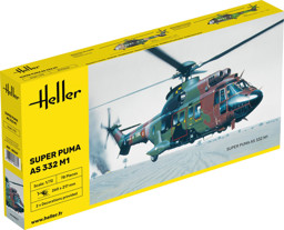 Picture of Super Puma AS332 Helikopter Plastikmodellbausatz Heller Schweizer Luftwaffe 1:72