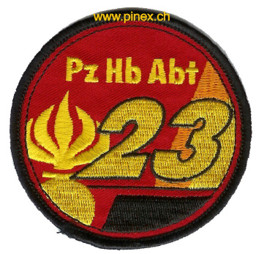 Immagine di Panzerhaubitzen Abteilung 23 schwarz Armee 95 Badge