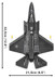 Picture of Cobi F-35A Lightning II Kampfjet Norwegen Lockheed Martin 5831 Baustein Set
