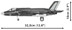Picture of Cobi Lockheed Martin F-35B Lightning II Kampfjet RAF 5830 Baustein Set