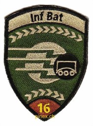 Image de Bataillon d'infanterie 16 brun avec velcro