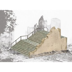 Picture of European City Steps Treppen Modell WW2 Resin Diorama Modell Modellbau 1:72 Airfix