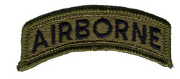 Immagine di Airborne Schriftzug Schulterabzeichen Aufnäher