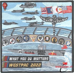 Image de VAQ-133 Electronic Attack Squadron USS Abraham Lincoln Cruise Patch Westpac 2022 offiziell 