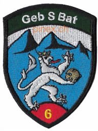 Picture of Gebirgsschützen Bataillon 6 rot ohne Klett 
