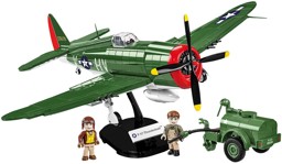 Picture of P-47 Thunderbolt & Tankwagen Executive Edition Baustein Modell Set Historical Collection WW2 Cobi 5736