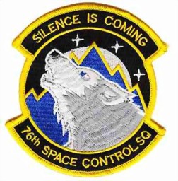 Immagine di 76th Space Control Squadron Silence is Coming Abzeichen