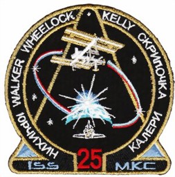 Picture of ISS Internationale Raumstation Emblem Mission 25