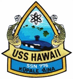 Picture of USS Hawaii SSN 776 U-Boot Aufnäher  Kūpale ‘Āina