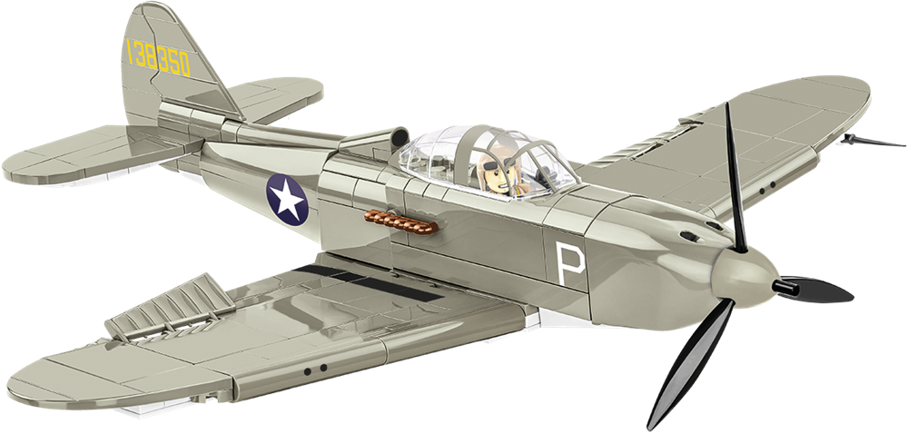 Immagine di Bell P-39D Airacobra US Air Force USAF Jagdflugzeug WW2 Baustein Bausatz Cobi 5746