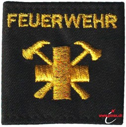 Immagine di Feuerwehr Schweiz Logo Patten Schulterpatten Abzeichen