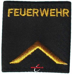 Picture of Feuerwehr Korporal Logo Patten Schulterpatten Abzeichen