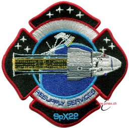 Immagine di CRS SpaceX 22 SpX22 Commercial Resupply Service NASA Abzeichen Patch