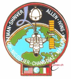 Immagine di STS 46 Atlantis Mission mit Claude Nicollier Pin Anstecker