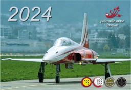 Immagine di Patrouille Suisse Fanclub Kalender 2024. AB LAGER LIEFERBAR