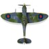 Image de Supermarine Spitfire Mk.IX Test Pilot USAAF (Long range experimental) Die Cast Modell 1:72 Waltersons Forces of Valor