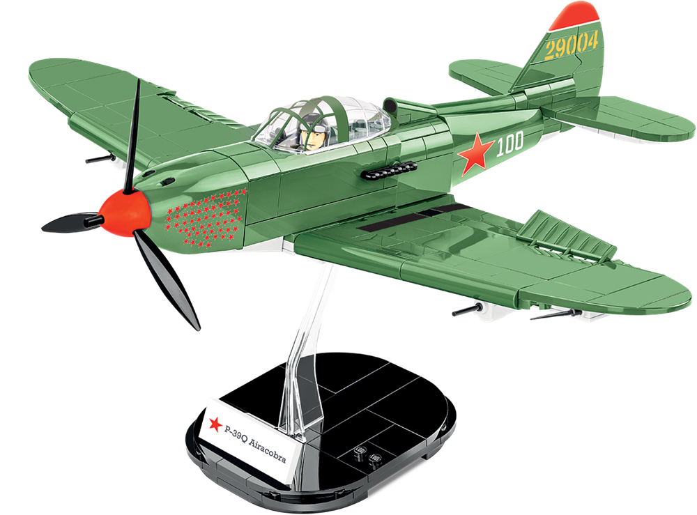 Image de Bell Airacobra Sowjet Jagdflugzeug WW2 Baustein Bausatz Cobi 5747