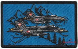 Immagine di F/A-18 Hornet Mountain Patrol Patch Abzeichen blau 