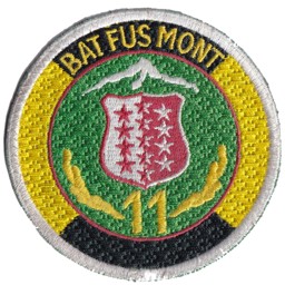 Image de Bat Fus Mont 11 gelb Armee 95 Badge 