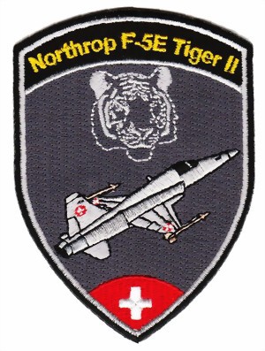 Immagine di Northrop Tiger F5e Abzeichen Swiss Air Force