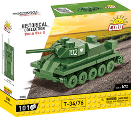 Immagine di T-34/76 Sowjet WWII Historical Collection Baustein Set COBI 3088