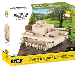 Picture of Panzer III Ausf. L Deutsche Wehrmacht Panzer WWII Historical Collection Baustein Set COBI 3090